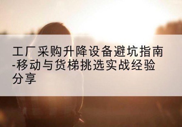 轮台移动式升降机怎么选-工厂采购升降设备避坑指南-移动与货梯挑选实战经验分享
